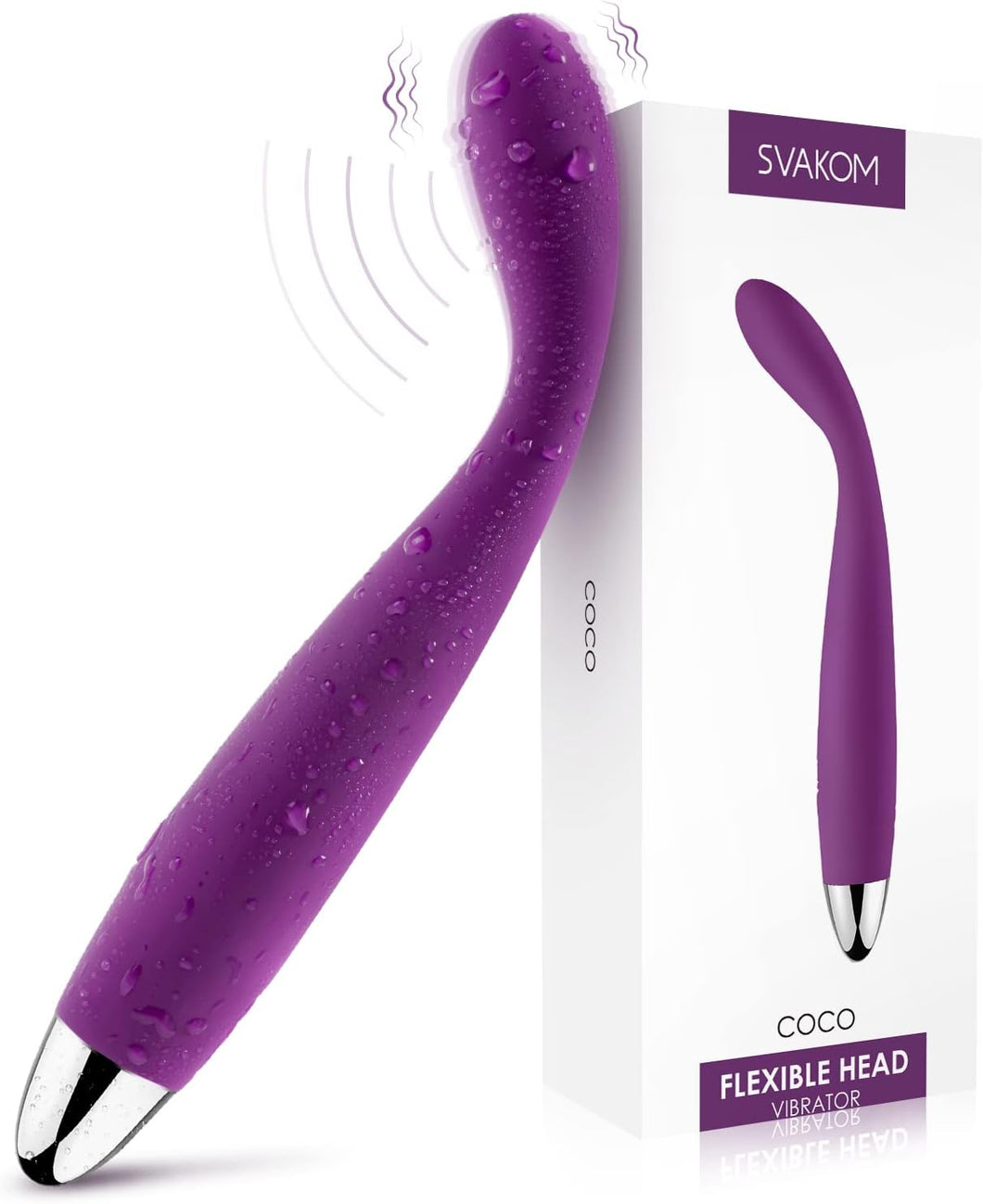 SVAKOM - Vibrador Coco para punto G, orgasmo en 8 segundos a24