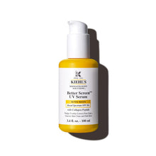 Cargar imagen en el visor de la galería, Kiehl's Better Screen - Suero UV SPF 50+, protector solar facial invisible con péptido de colágeno
