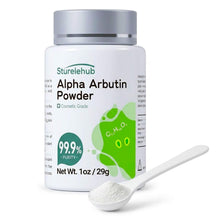 Cargar imagen en el visor de la galería, Polvo de alfa arbutina, 1 onza 99.9% de pureza, grado cosmético
