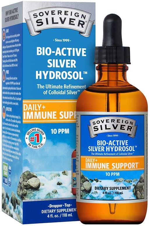 Sovereign Silver Bio-activo plata hidrosol para apoyo A24