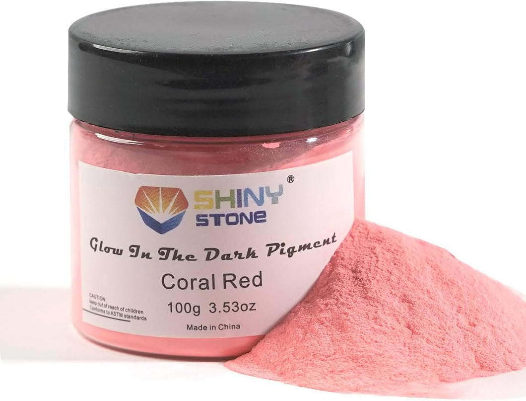 Pigmento en polvo que brilla en la oscuridad de piedra brillante