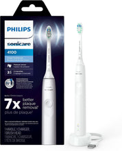 Cargar imagen en el visor de la galería, Philips Sonicare 4100 HX3681/23 - ln23 Cepillo de dientes eléctrico recargable con sensor de presión, color blanco
