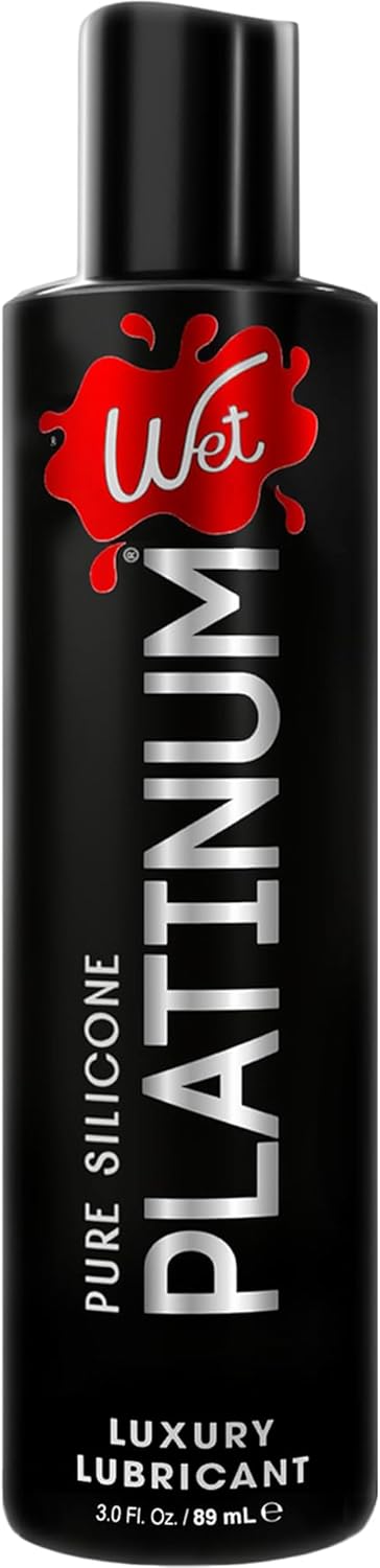 Wet Platinum - Lubricante a base silicona para hombres, mujeres y parejas, 3 fl oz a24