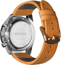 Cargar imagen en el visor de la galería, Relojes deportivos analógicos de cuarzo para hombre, a21 cronógrafo clásico, elegante, reloj de pulsera 30M impermeable 1.772 in
