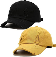 Cargar imagen en el visor de la galería, Quanhaigou Paquete de 2 gorras de béisbol unisex, gorras de golf para papá, sombrero polo ajustable para hombres y mujeres ln25
