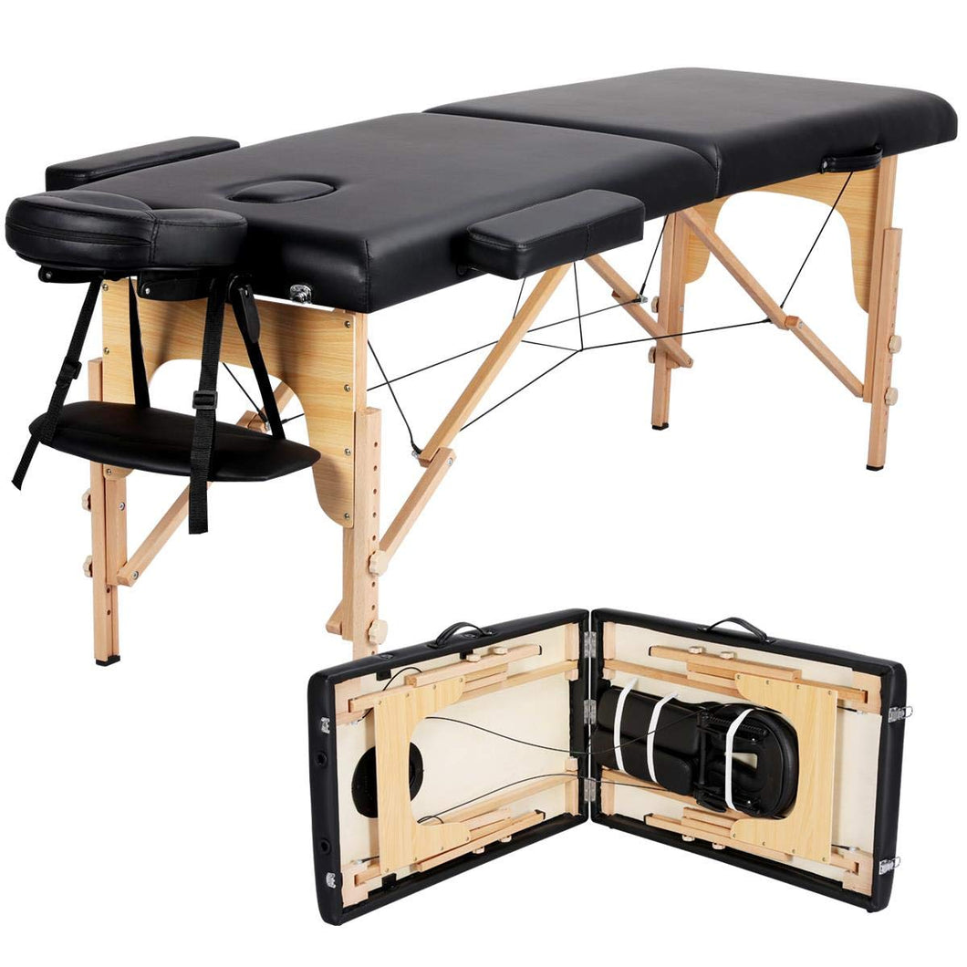 Yaheetech Mesa de masaje portátil para pestañas, cama de spa, sofá de masaje, A24