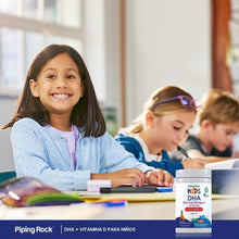 Cargar imagen en el visor de la galería, Piping Rock DHA para niños | 120 mini cápsulas blandas masticables
