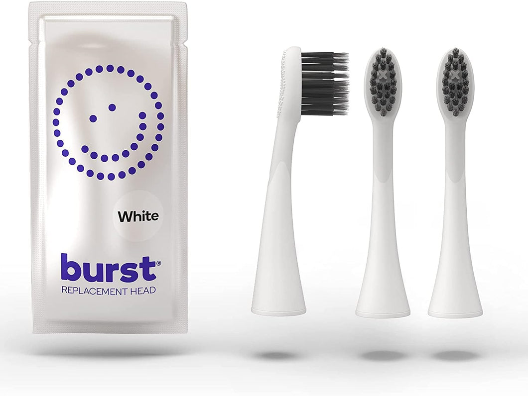 BURST Cabezales de cepillo de dientes – Cabezales de repuesto originales para cepillo de dientes eléctrico Burst Original Sonic – Cerdas ultrasuaves para limpieza profunda, eliminación de manchas y