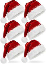 Cargar imagen en el visor de la galería, Sombreros de Papá Noel AISENO Sombreros de Navidad para fiesta
