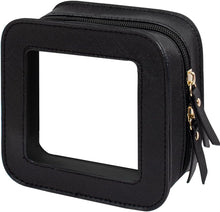Cargar imagen en el visor de la galería, Pequeña bolsa de maquillaje transparente para mujer
