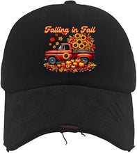 Cargar imagen en el visor de la galería, Gorra de camionero con estampado de otoño, ln25 bonita gorra, gorras negras para hombre, regalos para hijo, gorra de béisbol
