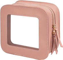 Cargar imagen en el visor de la galería, Pequeña bolsa de maquillaje transparente para mujer
