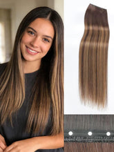 Cargar imagen en el visor de la galería, Extensiones de cabello humano con cinta
