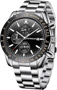 Relojes deportivos analógicos de cuarzo para hombre, a21 cronógrafo clásico, elegante, reloj de pulsera 30M impermeable 1.772 in