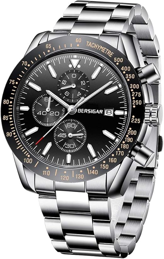 Relojes deportivos analógicos de cuarzo para hombre, cronógrafo clásico, a21 elegante, reloj de pulsera 30M impermeable 1.772 in
