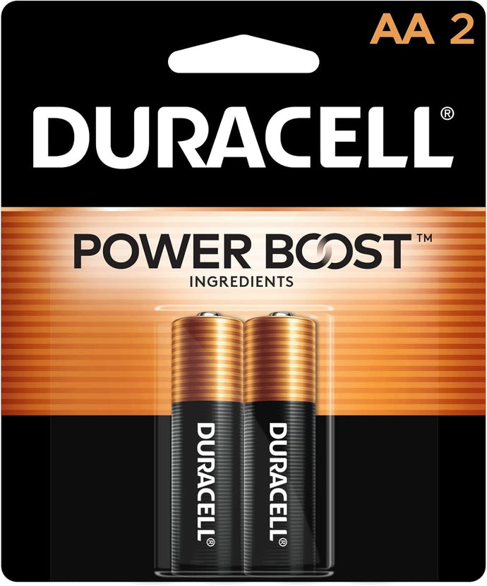 Duracell Coppertop - Pilas AA con ingredientes Power Boost