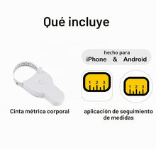 Cargar imagen en el visor de la galería, Cinta métrica de cuerpo analógico
