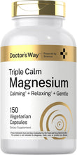 Cargar imagen en el visor de la galería, Doctor's Way Complejo triple de magnesio | 150 cápsulas
