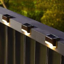 Cargar imagen en el visor de la galería, Solpex luces Led solares para cubierta al aire libre, paquete de 16, impermeables, ideales para escaleras, cercas, patio, a21 y senderos (luz blanco cálido) Color:Marrón Número de artículos:16
