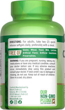 Cargar imagen en el visor de la galería, Nature's Truth Calcio 1200 mg con vitamina D3 5000 UI | 60 cápsulas blandas | de carbonato de calcio
