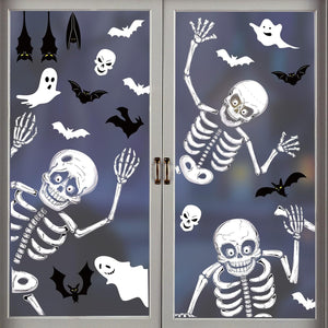 Decoraciones de ventana de Halloween para ventanas de vidrio