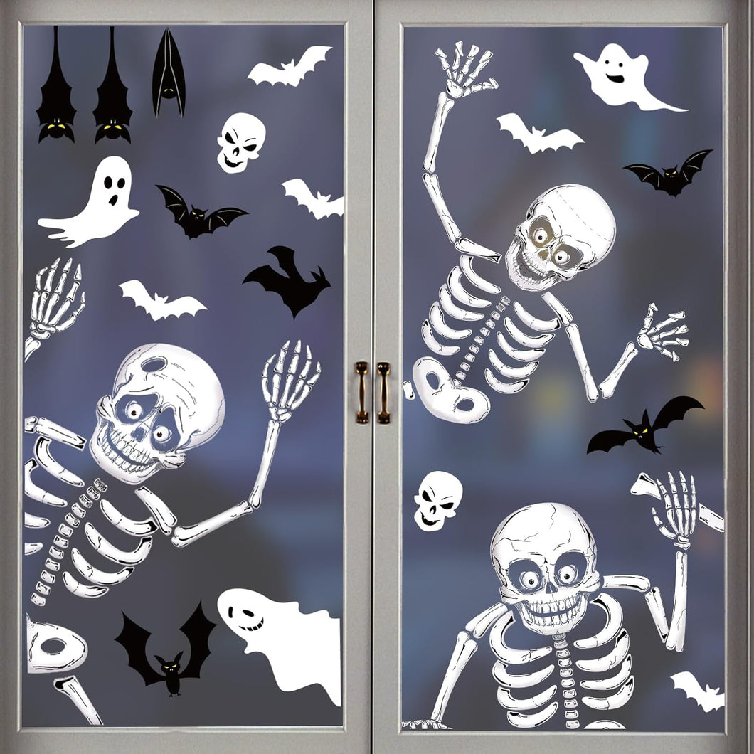 Decoraciones de ventana de Halloween para ventanas de vidrio