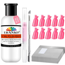 Cargar imagen en el visor de la galería, EBANKU Kit removedor de esmalte de uñas
