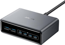 Cargar imagen en el visor de la galería, Anker Cargador Prime, estación de carga GaN de 6 puertos de 200 W, cargador de escritorio de carga rápida USB-C PD,a19 compatible con iPhone, Samsung, MacBook, Dell y más
