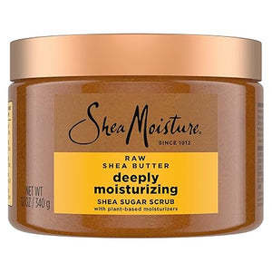 SheaMoisture Exfoliante corporal de azúcar de karité para hidratar y restaurar la piel seca Q1
