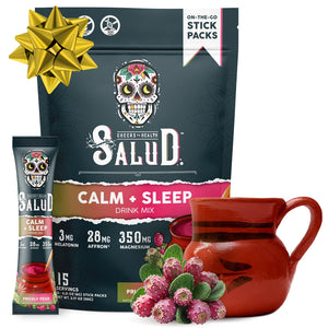 Salud 2 en 1 Sleep Aid + Calm Drink Mix, sabor a tuna, melatonina, magnesio, extracto de azafrán, L-teanina, sin OGM, sin gluten, vegano, bajo en calorías,... a22
