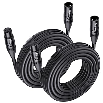 Cable de micrófono XLR macho a hembra de Cable Matters Q1