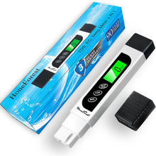 Cargar imagen en el visor de la galería, Medidor TDS HoneForest, probador de agua digital - preciso y confiable, mide TDS, EC y temperatura (°F/°C), 0-9990 ppm
