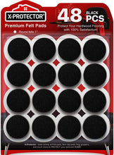 Cargar imagen en el visor de la galería, Protectores de Suelo Premium de Fieltro para Patas de Sillas para Suelos de Madera
