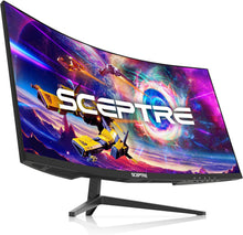 Cargar imagen en el visor de la galería, Monitor Sceptre para juegos, curvado, de 30 pulgadas, 21:9 2560x1080, ultraancho/
