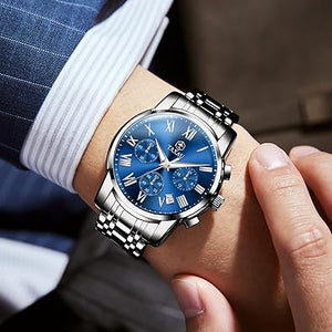 Relojes de lujo multifuncionales impermeables para hombre,Q1