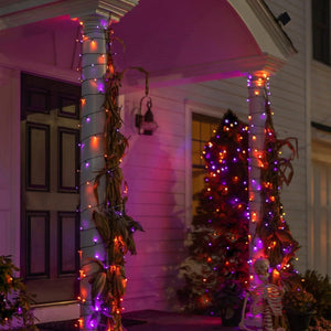 DAZZLE BRIGHT Halloween 300 Luces de Cadena LED, Luces de Cadena de 100FT con 8 Modos de Iluminación