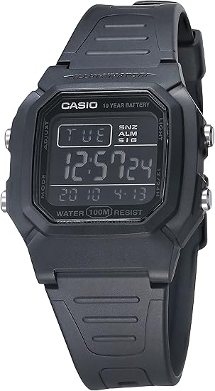 Casio W800HG Series | Men’s Digital Watch | 100 Meter Water Resistance | Multi Function Alarm | 100 SEC Stopwatch | LN24 Auto Calendar | Countdown Timer | LED Light | Dual Time| 10 Year Battery