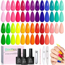 Cargar imagen en el visor de la galería, Beetles - Kit de esmalte de uñas de gel con luz UV –
