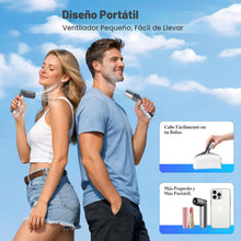 Cargar imagen en el visor de la galería, Ventilador turbo portátil de mano, mini ventiladores recargables 3 en 1
