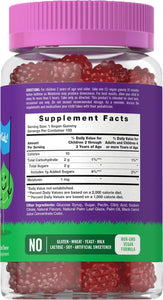 Carlyle Lil Sprouts - Gomitas de melatonina para niños, 1 mg, 100 unidades, sabor a fruta, veganas, sin OMG, sin gluten ln26