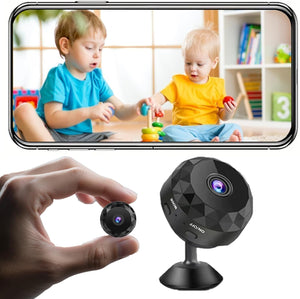 Mini cámara de seguridad inalámbrica WiFi 2K