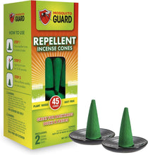 Cargar imagen en el visor de la galería, Mosquito Guard 45 piezas de cono de incienso repelente de mosquitos con 2 platos de cerámica
