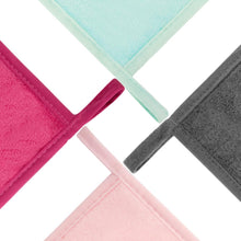 Cargar imagen en el visor de la galería, 7 piezas de tela de maquillaje de microfibra para limpieza facial de 6 x 6 pulgadas
