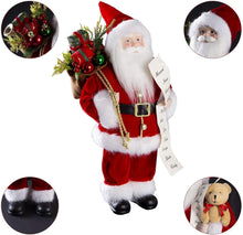 Cargar imagen en el visor de la galería, Uten Decoraciones de Navidad, figuras de Papá Noel de 18 pulgadas, calcetines de Navidad y bolsa de regalo,ln23 decoración de fiesta en casa y regalos de cumpleaños.
