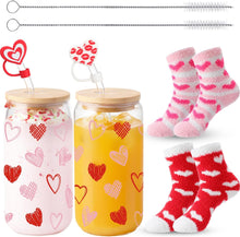 Cargar imagen en el visor de la galería, Set de 2 Sliners Regalos para el Día de San Valentín Tazas de 16 oz
