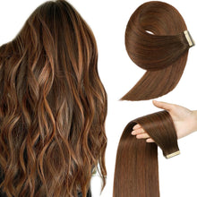 Cargar imagen en el visor de la galería, Extensiones de cabello humano con cinta

