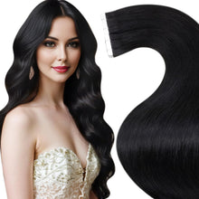 Cargar imagen en el visor de la galería, LaaVoo - Extensiones de cabello humano con cinta adhesiva
