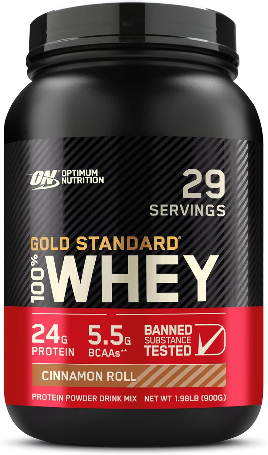 Optimum Nutrition NUEVO Flavor Gold Standard 100% proteína de suero en polvo A24