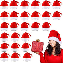 Cargar imagen en el visor de la galería, Sombrero navideño de 24 de tela sin tejidas

