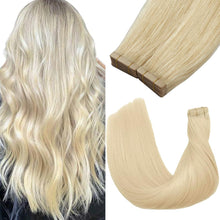 Cargar imagen en el visor de la galería, Extensiones de cabello humano con cinta
